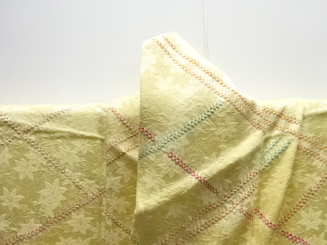  絞り襷模様小紋着物